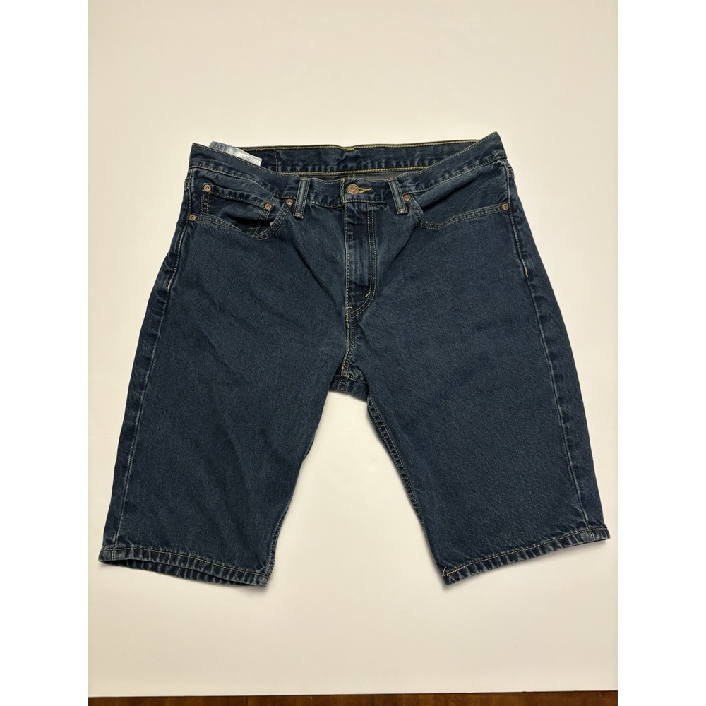 Levi's 511 Slim Fit Denim Jean Shorts Men's W36 Dark Wash Blue 5-Pocket Casual